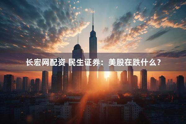 长宏网配资 民生证券：美股在跌什么？