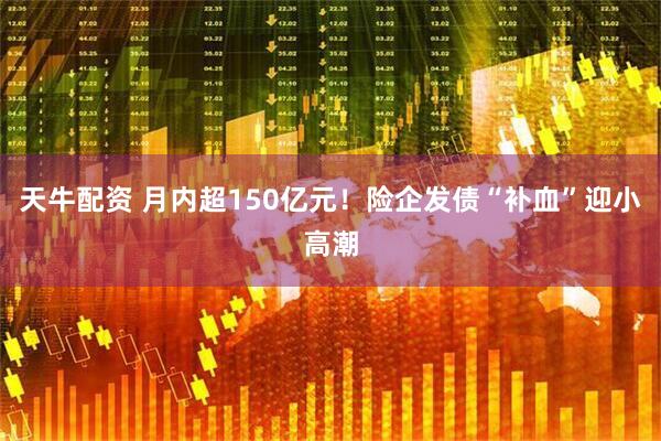 天牛配资 月内超150亿元!险企发债“补血”迎小高潮